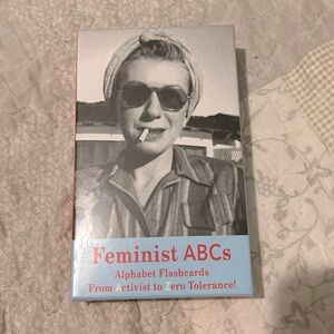 NIB sealed Feminist ABC flash cards